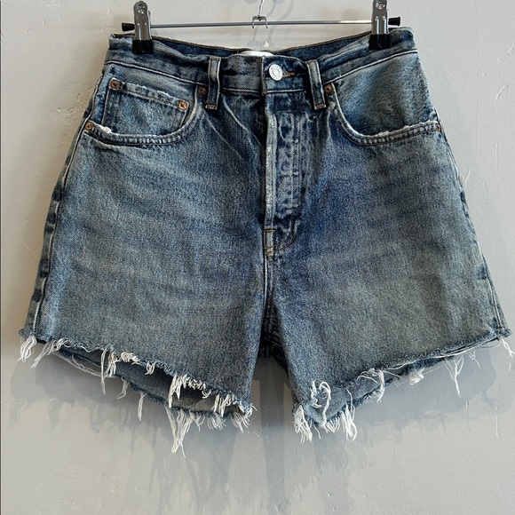 Agolde Riley Denim Short - Picture 2 of 10